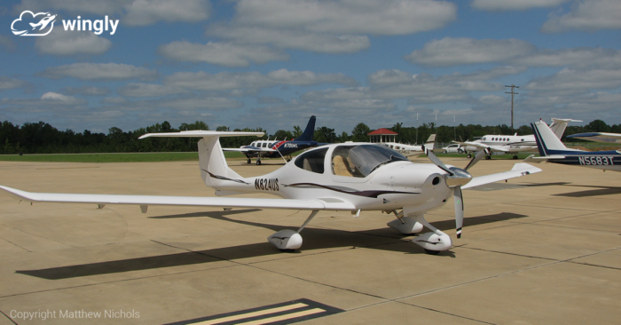 DA40, un avion souvent piloté pour les coavionnages de Misha, pilote coavionneur sur wingly
