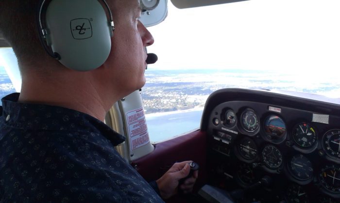 Pilot Paul flying