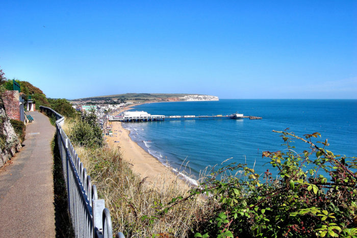 In Sandown, you can enjoy a stroll on the pier after your flying experience