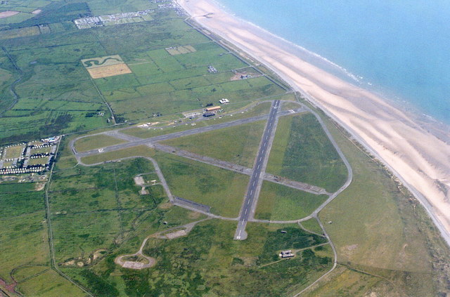 Caernarfon airfield from above