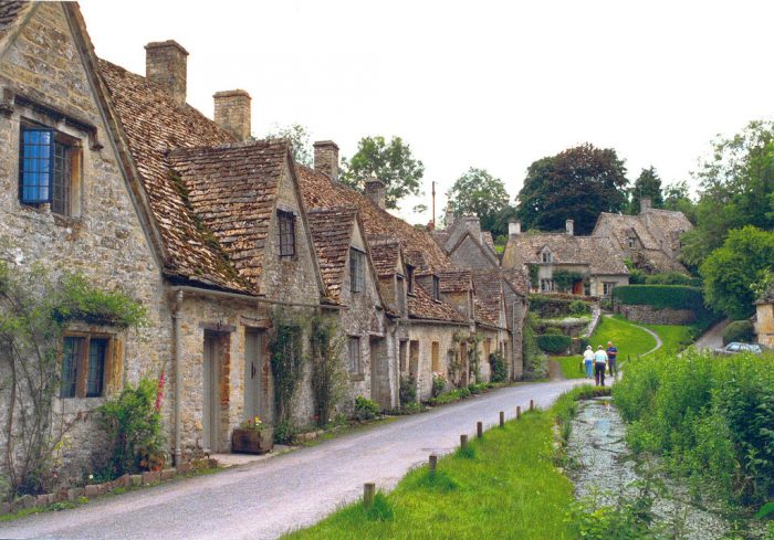 Bibury Village in the Cotswolds