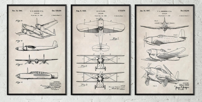 Buy the aviator in your life aviation prints