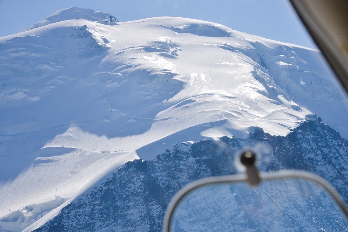 Vol au-dessus du Mont Blanc