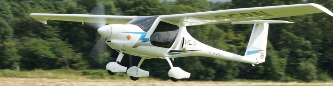 Vol en avion électrique au départ du Mans